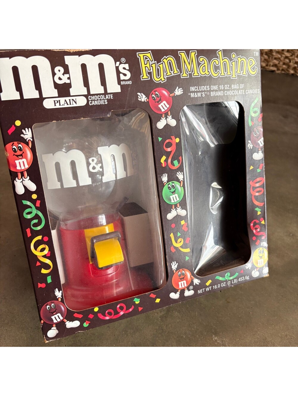 VTG 1992 M&M's Candy Machine Dispenser Candy NOT included